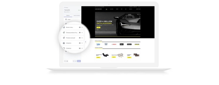 Car Master Auto Parts Multipage Creative Shopify Theme #77962-5