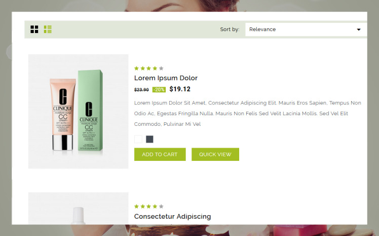 Gloriea Spa Beauty PrestaShop Themes