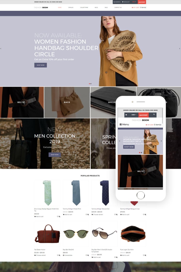 Fashion Boom Fashion Elegant Shopify Theme
