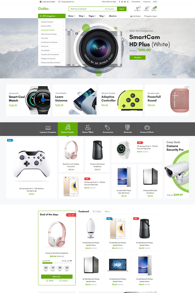 Gokko Multipurposes WooCommerce Themes