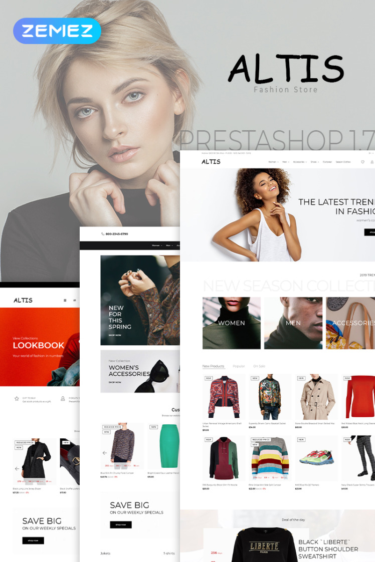 Altis Fashion Store Clean Bootstrap Ecommerce PrestaShop Themes