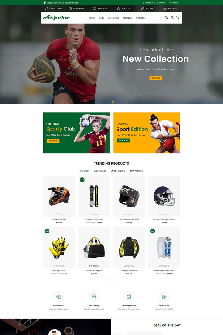 Aspero Sectioned Shopify Theme #79254