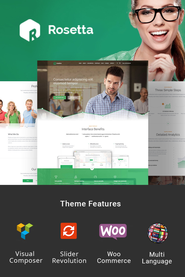Rosetta Creative WordPress Theme