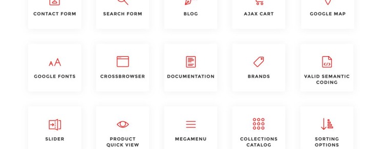 Red Sun Grocery Store Clean Shopify Theme #79861-3