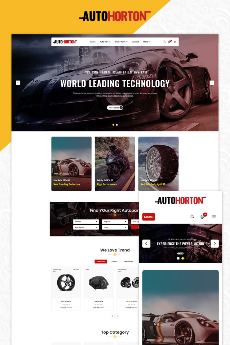 AutoHorton Multipurpose Store PrestaShop Themes