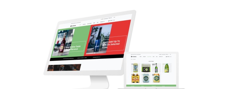 Full Bottle Drinks Store Clean Shopify Theme #80434-1