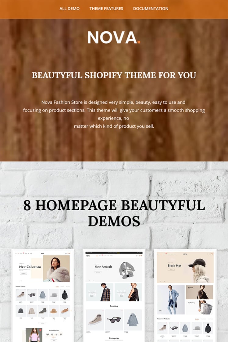 Nova Fashion Shopify Themes