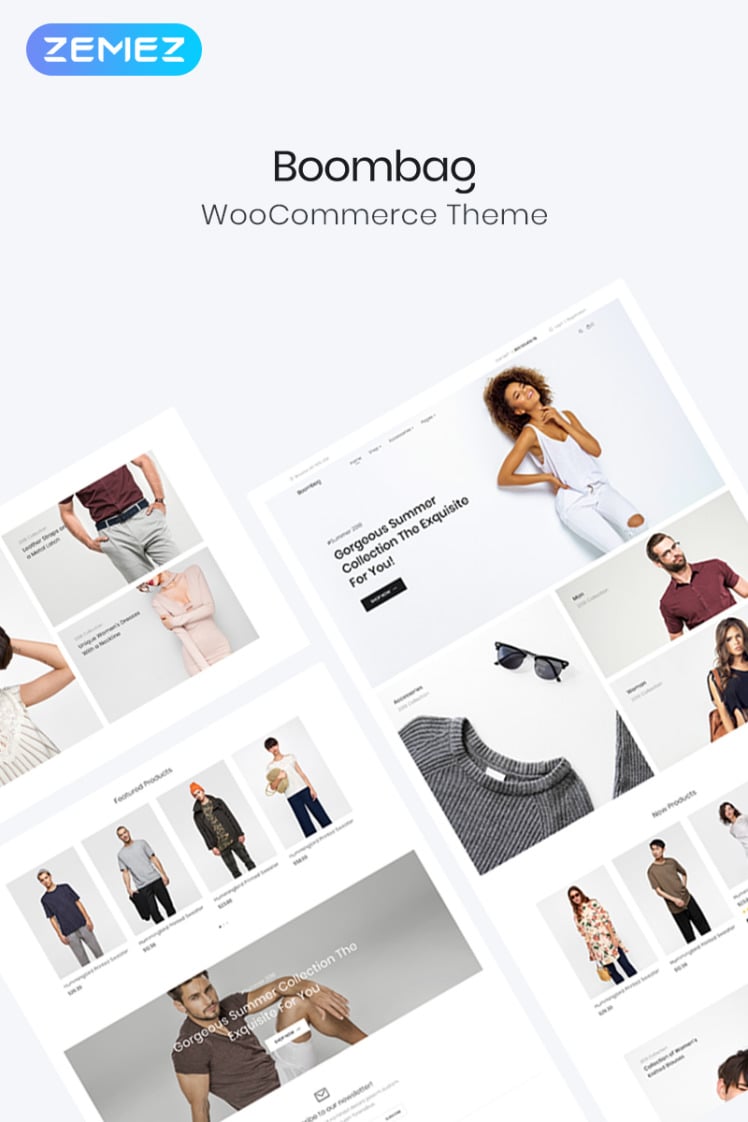 Boombag Apparel ECommerce Modern Elementor WooCommerce Themes