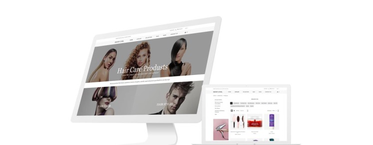 Shiny curl Hair Care Store E commerce Modern Shopify Theme #81213-1