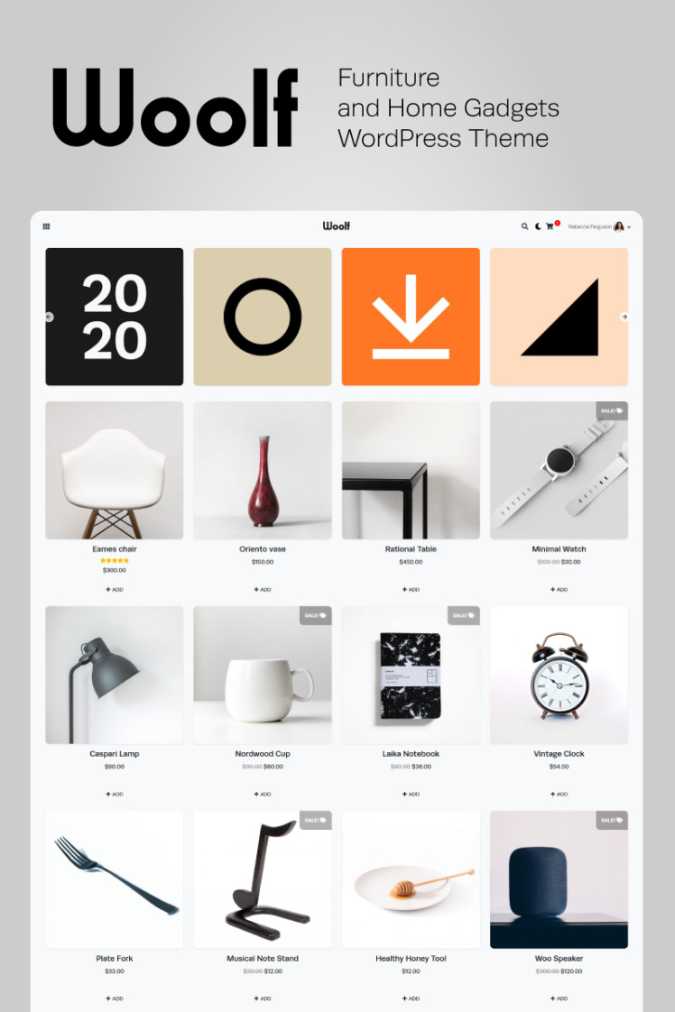 WOOLF Furniture and Home Gadgets WooCommerce Themes