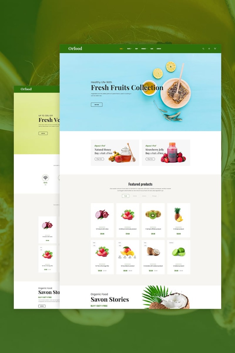 Orfood Organic Food Shopify Theme #81819