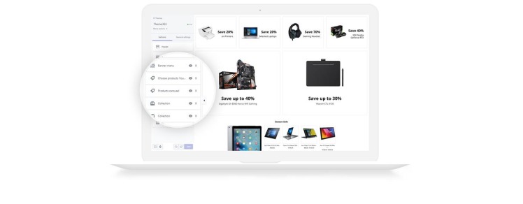 Com Wave Electronics Store E Commerce Clean Shopify Theme #83376-5