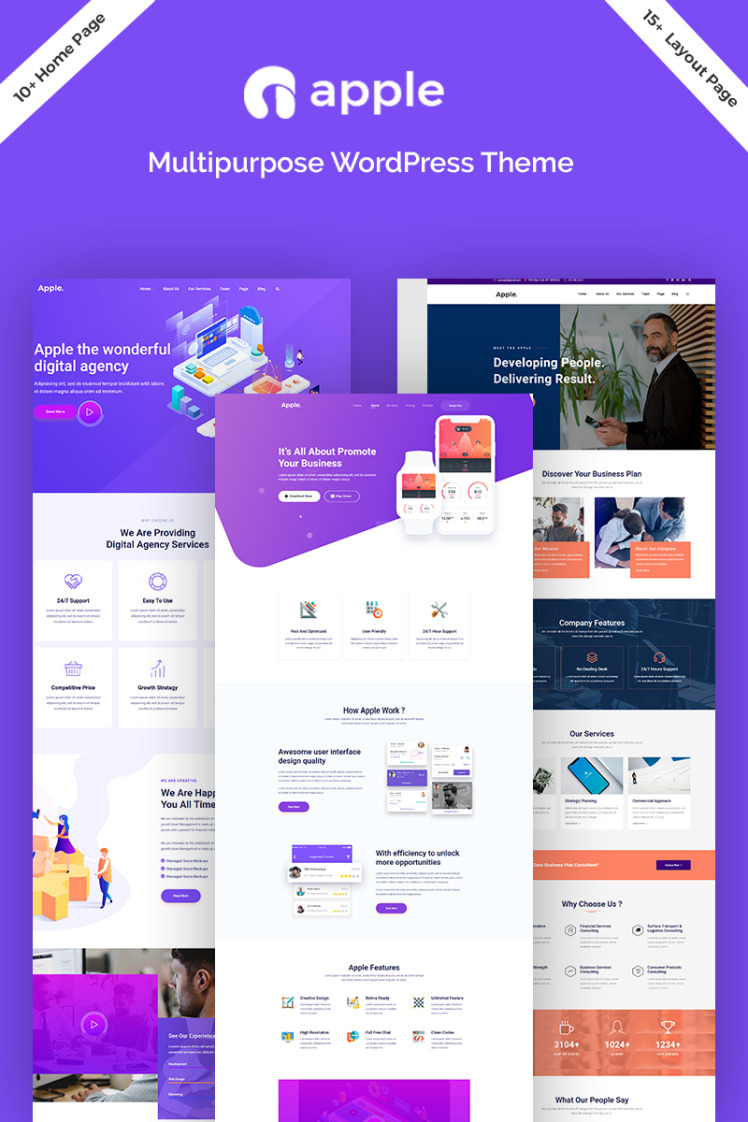 Apple Multipurpose WordPress Themes