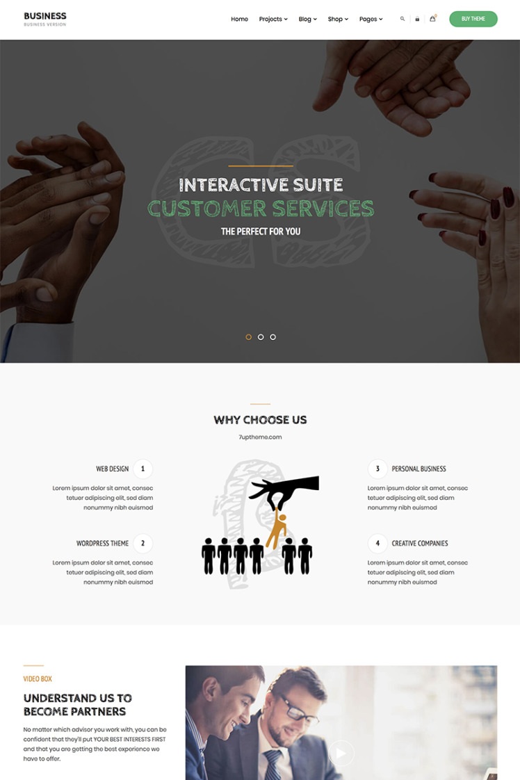 Business Corporate WordPress Theme