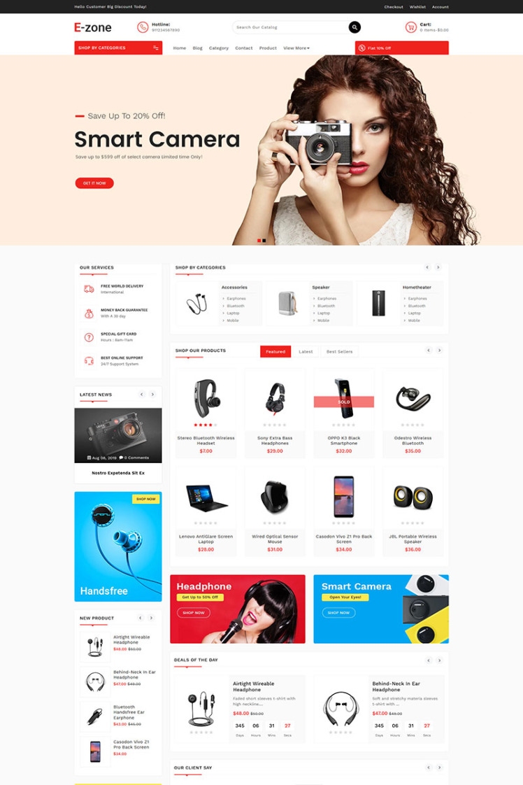 Ezone Electronics Shopify Themes