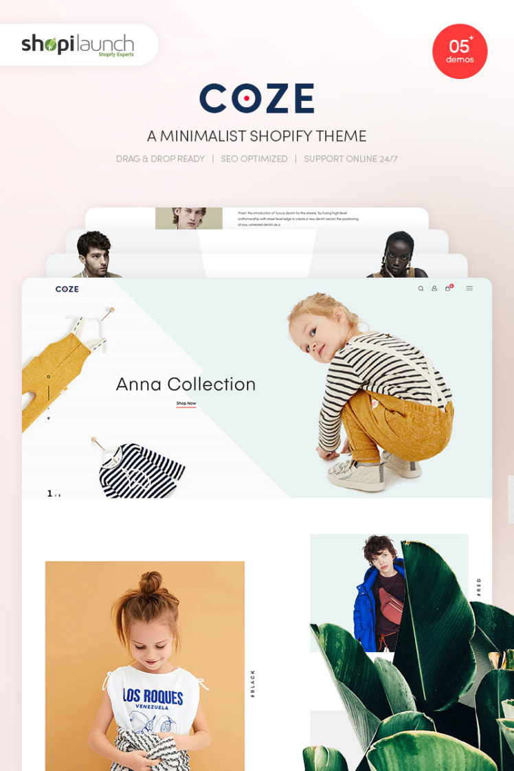 Coze A Minimalist Shopify Theme #85199