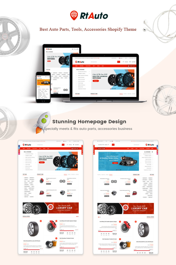 RtAuto Shopify Theme #86160