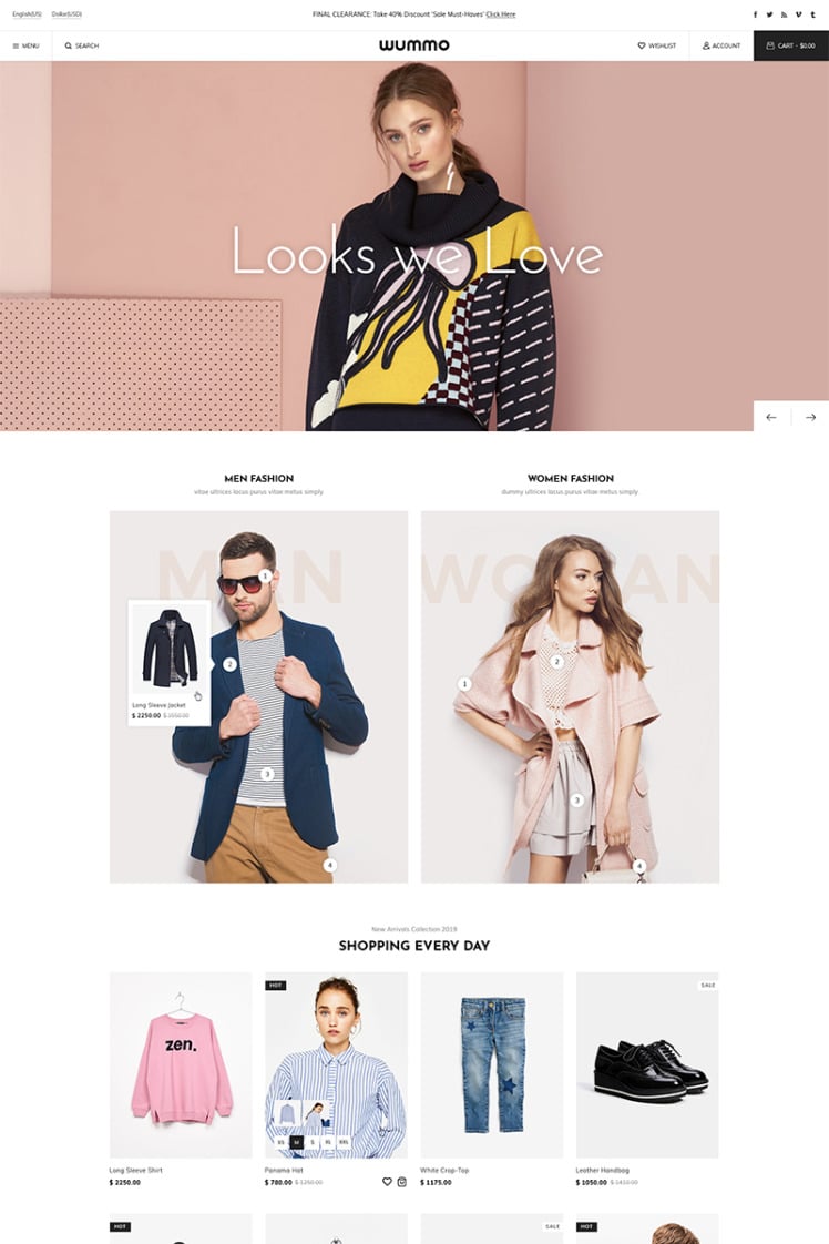 Wummo WooCommerce Themes