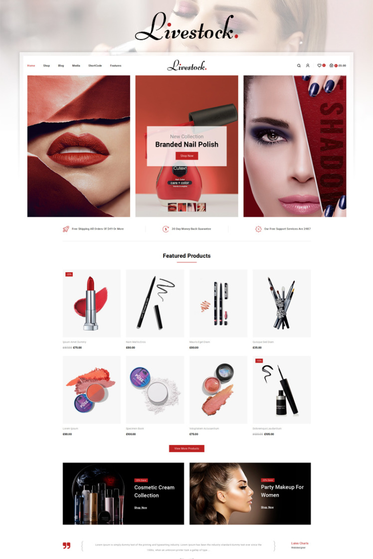 LiveStock Multipurpose Store WooCommerce Themes