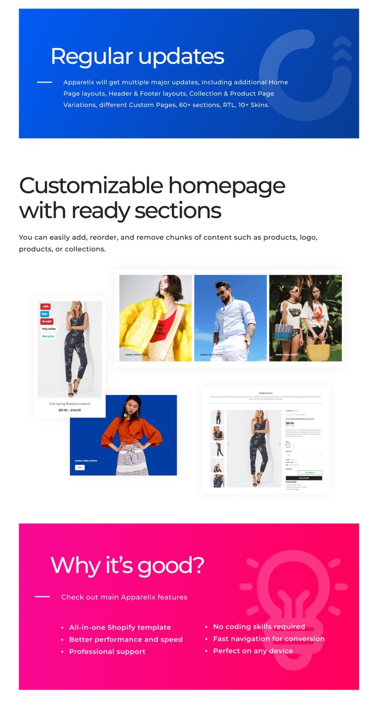 shopify theme, apparelix, apparel, closing, clothes, fashion