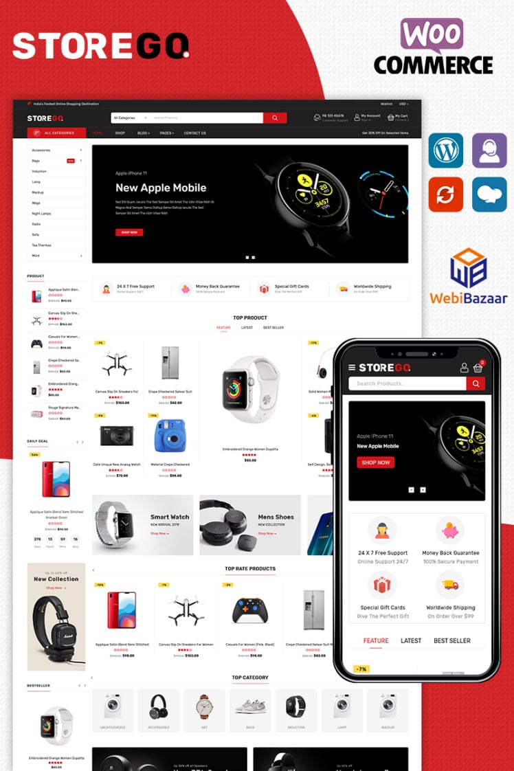 StoreGo MultiPurpose Electronic Store WooCommerce Theme