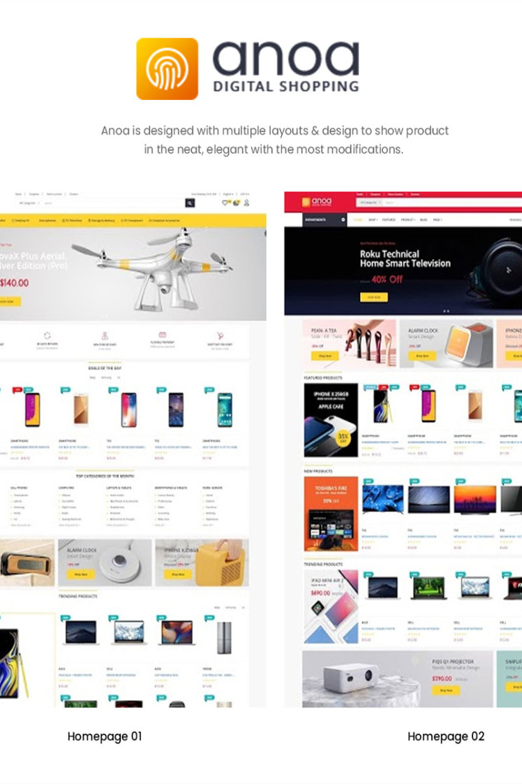 Anoa Supermarket PrestaShop Themes