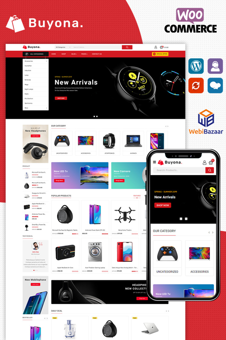 Buyona Electronic WooCommerce Themes