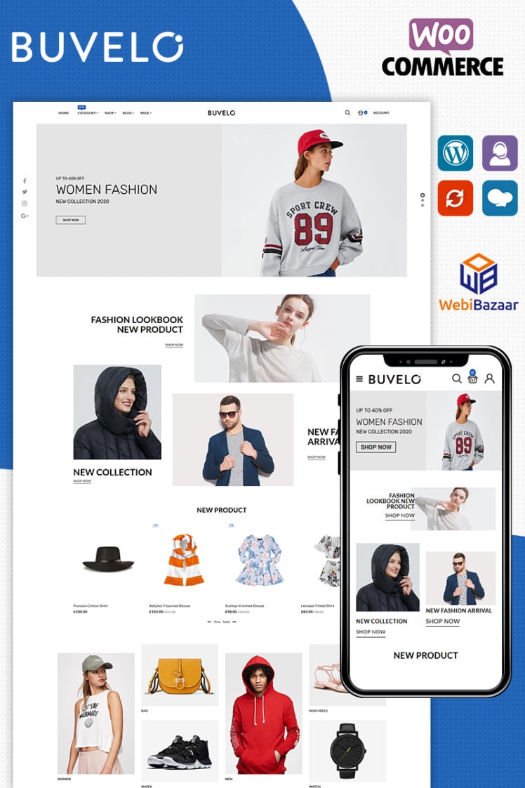 Buvelo The Best Fashion Store WooCommerce Themes