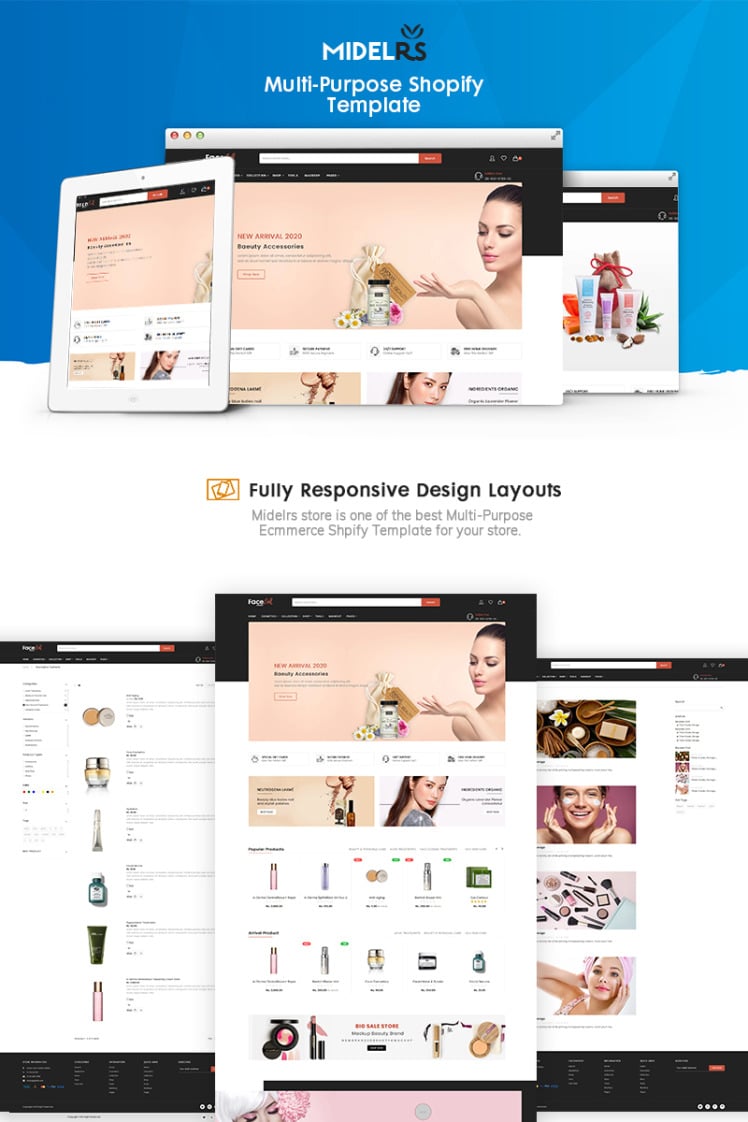 Faceloft The Beauty eCommerce Shopify Themes