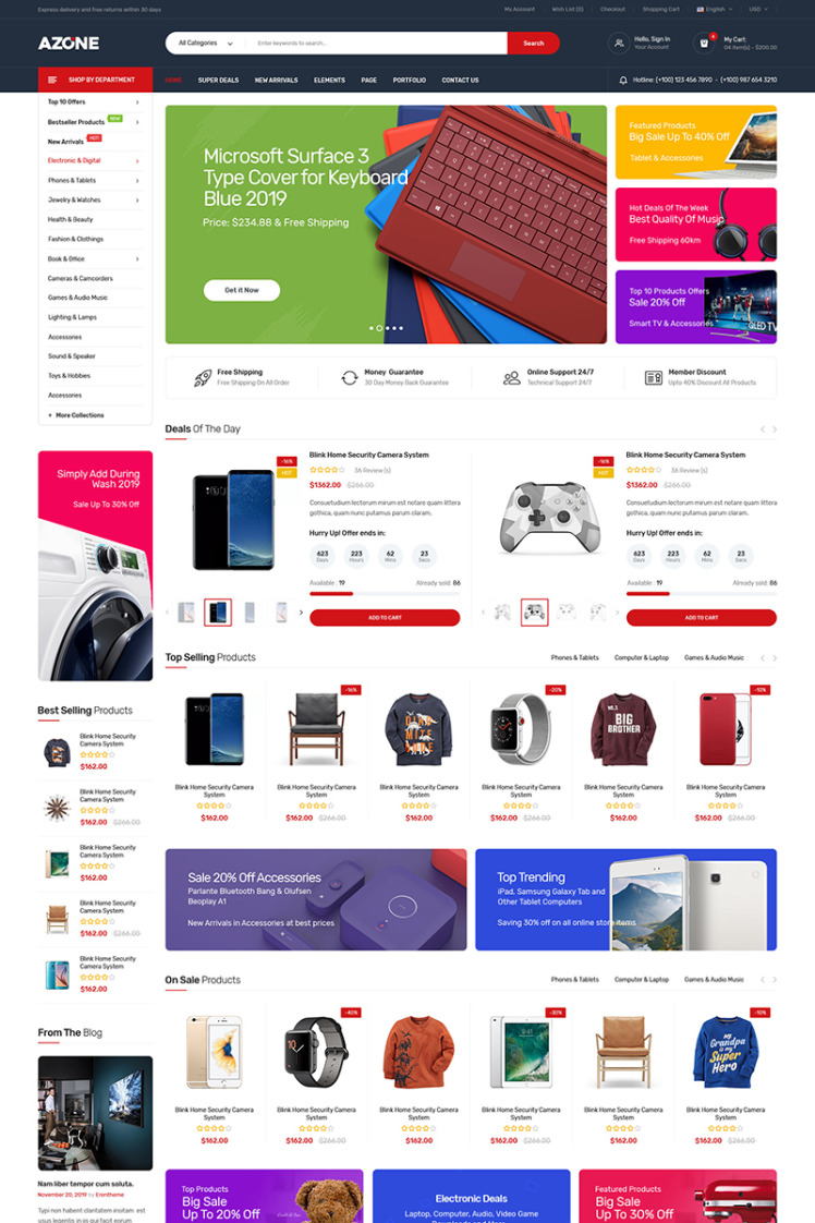 Azone Multipurposes WooCommerce Themes
