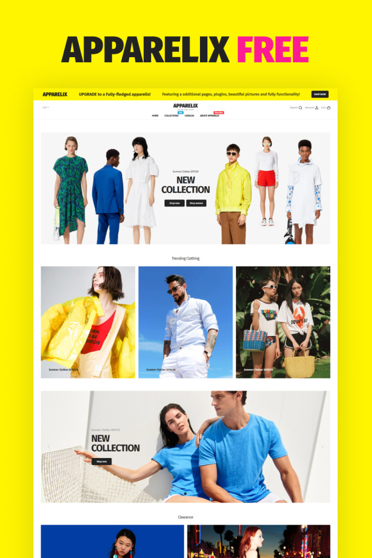 Apparelix Free Shopify Theme #92048