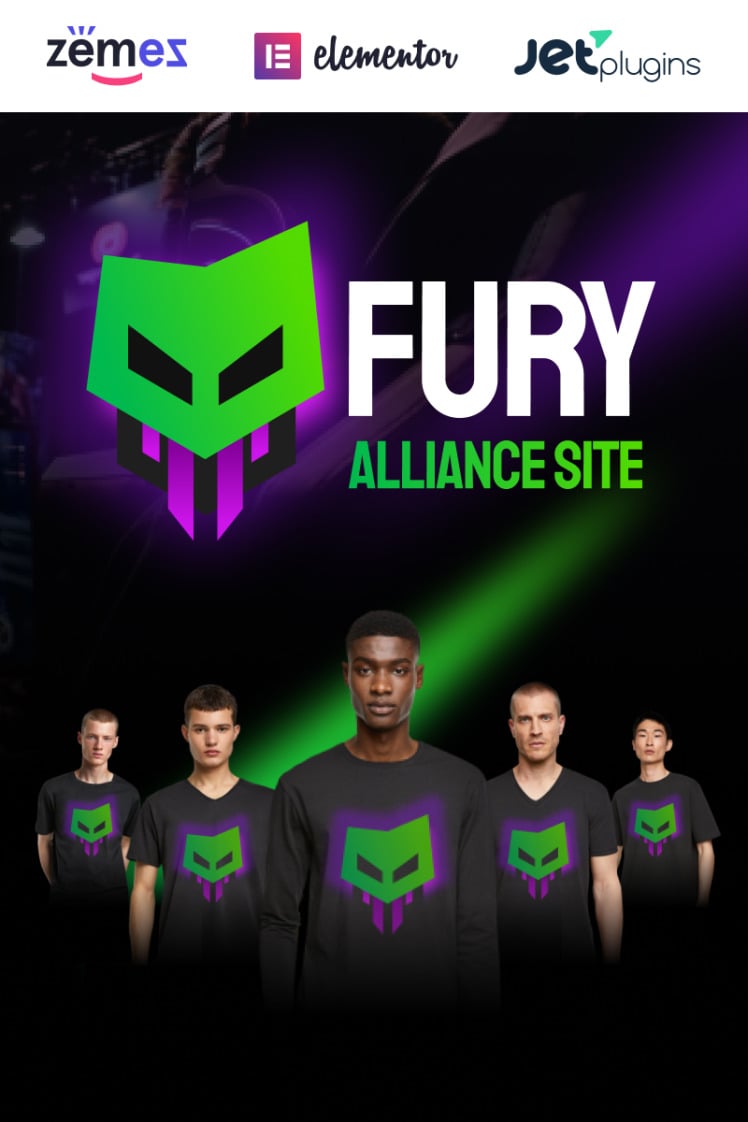 Fury Advanced And Eyecatching Gaming WordPress Themes
