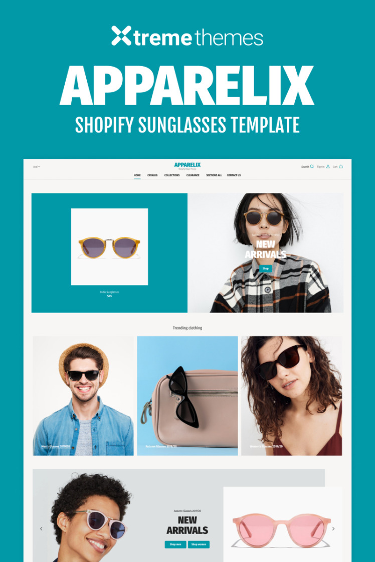Sunglasses Store on Shopify Theme #94971