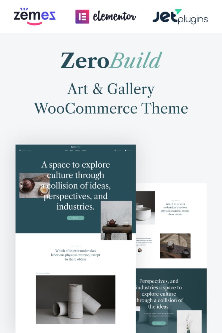 ZeroBuild WooCommerce Art Gallery Theme That Boosts Your Shop WooCommerce Theme