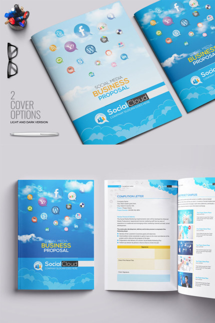 Template #74908 Media Marketing Webdesign Template - Logo template Preview