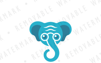 Wise Elephant Logo Template