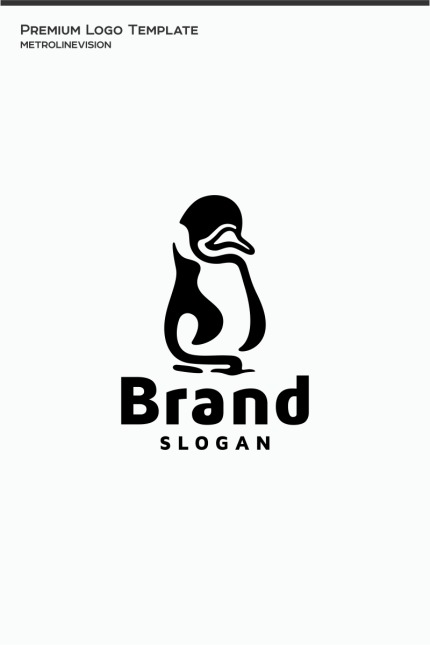 Template #75132 Penguinlogo Modern Webdesign Template - Logo template Preview