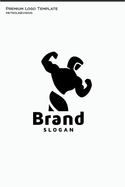 Template #75150 Body Builder Webdesign Template - Logo template Preview