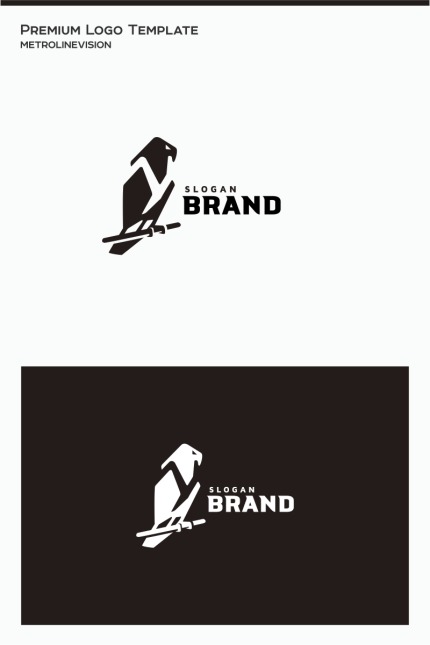 Template #75159 Eaglelogo Animals Webdesign Template - Logo template Preview