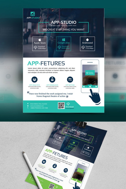 Template #75184 App Application Webdesign Template - Logo template Preview