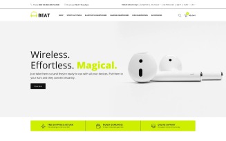 Beat - Headphones Store OpenCart Template