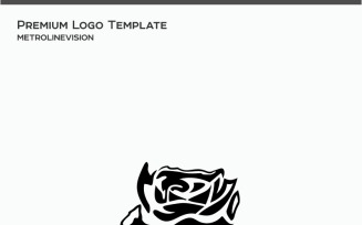 Black Rose Logo Template