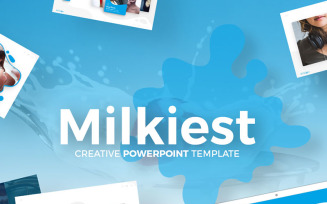 Milkiest Creative PowerPoint template