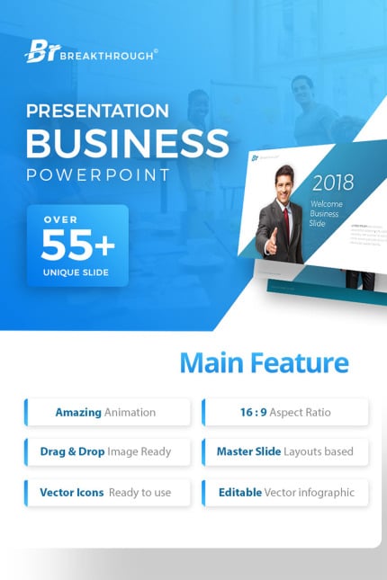 Template #75239 Business Corporate Webdesign Template - Logo template Preview