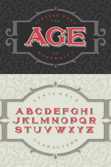 Template #75258 Modern Vintage Webdesign Template - Logo template Preview