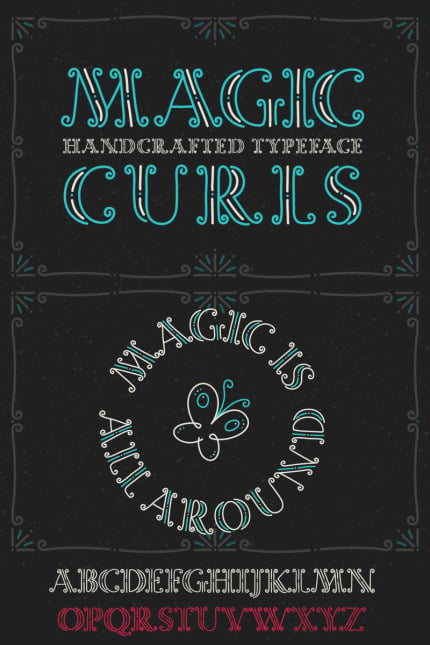 Template #75276 Curls Font Webdesign Template - Logo template Preview