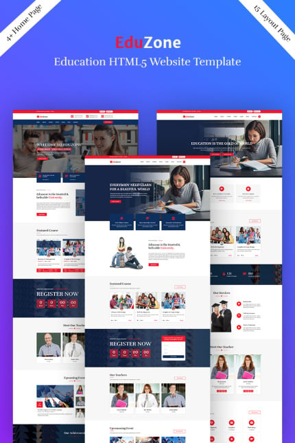 Template #75284 Education Html Webdesign Template - Logo template Preview