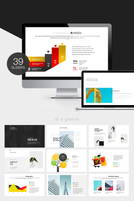 Template #75285 Analysis Biz Webdesign Template - Logo template Preview