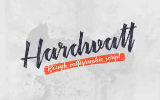 Hardwatt Cursive Font