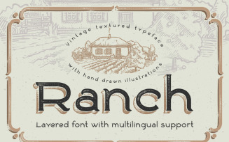 Ranch Vintage Font
